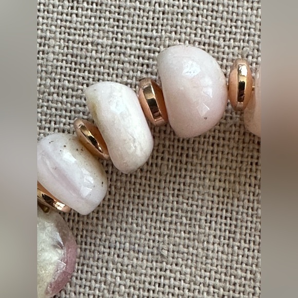 18-1/2 inch Peruvian Pink Opal bead necklace NWOT - Picture 5 of 13